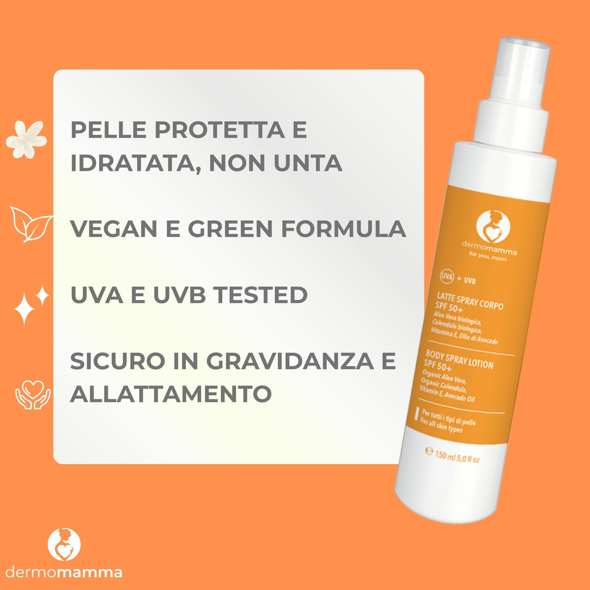 Spray Solare Corpo SPF50+