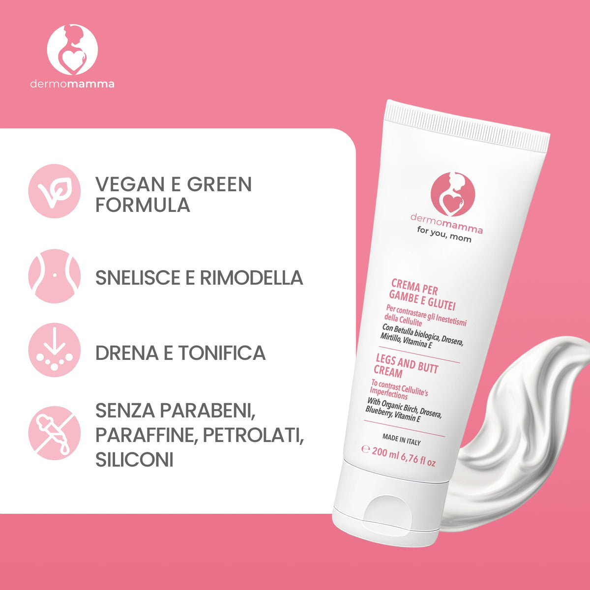 Crema gambe e glutei
