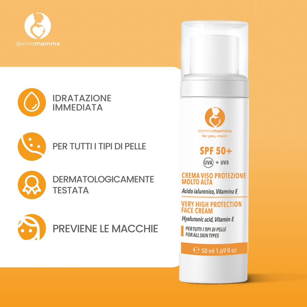 Crema viso SPF 50+
