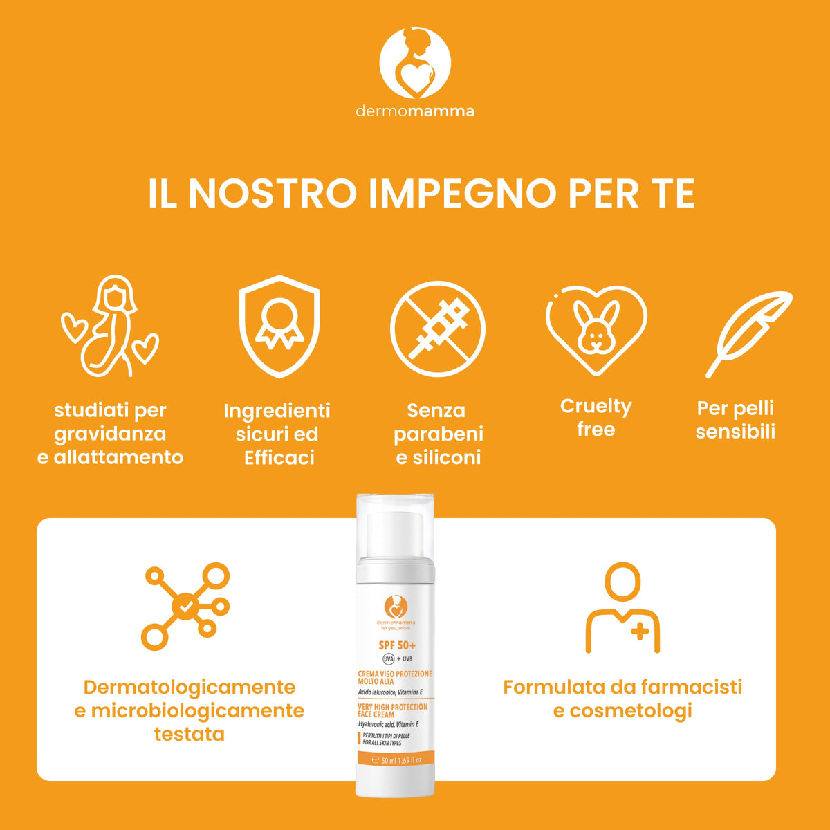 Crema viso SPF 50+