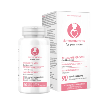 Integratore per capelli Dermomamma, confezione da 90 compresse