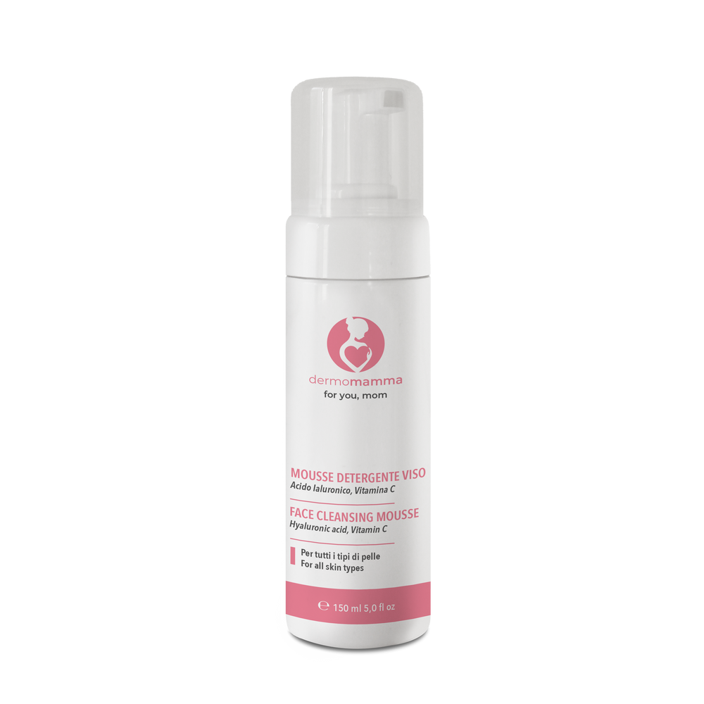 Mousse detergente viso