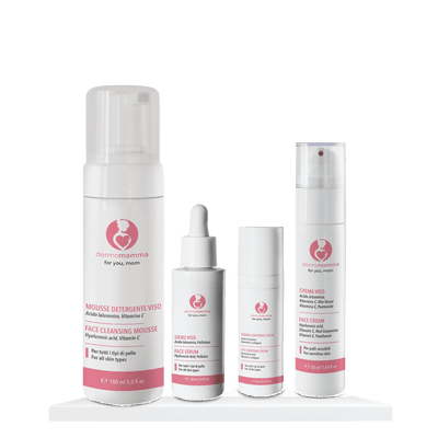 Set Viso Dermomamma: routine viso in 4 step per la gravidanza