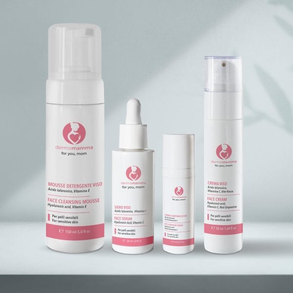 Skincare routine viso mamme allattamento
