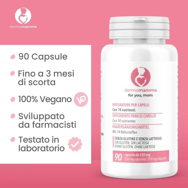 Dermomamma Integratore per capelli - immagine 4