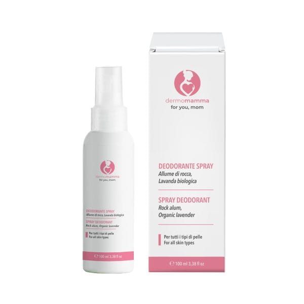 Deodorante spray gravidanza e allattamento senza alluminio