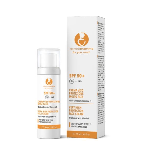 Crema viso SPF 50+ gravidanza anti macchie